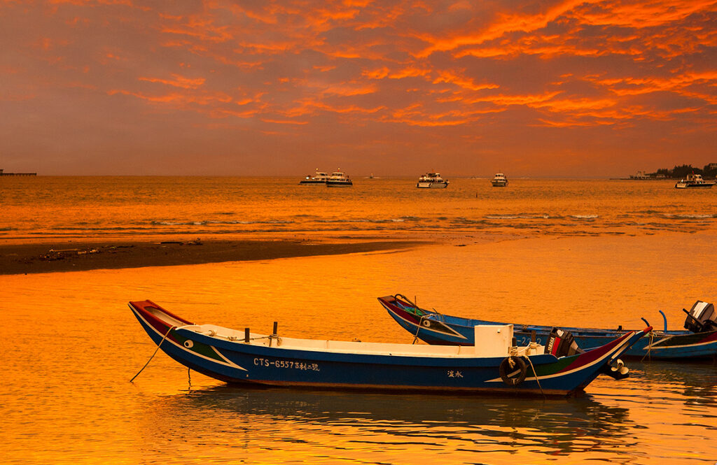 淡水老街——河岸夕陽+美食散步